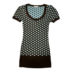 Y2k polka dot mini dress
